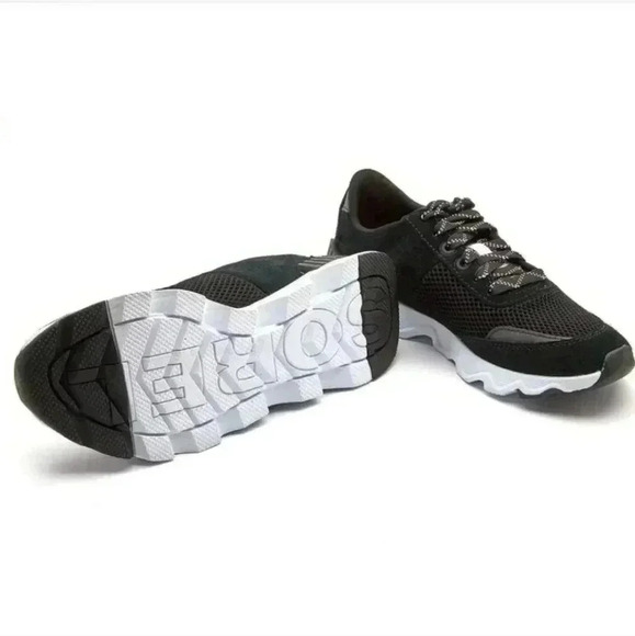 SOREL Kinetic Lite Lace Women's Trainer Shoes in Black Size 7 - Picture 5 of 11